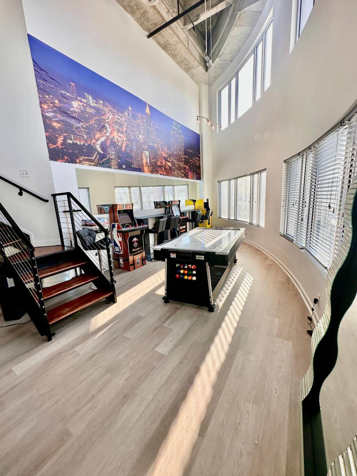 شقة Grand 3Br Loft In Atlantic Station أتلانتا المظهر الخارجي الصورة