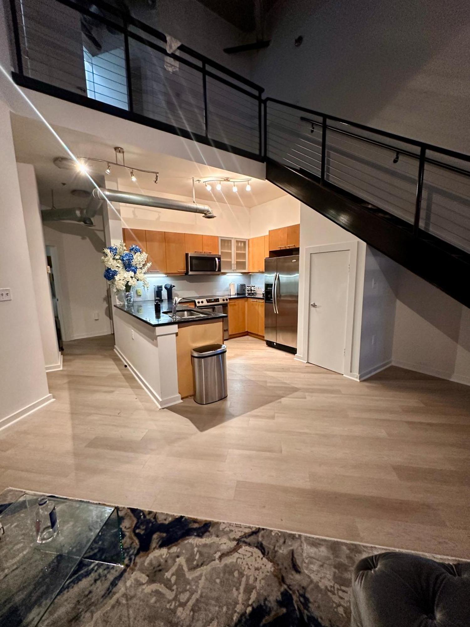 شقة Grand 3Br Loft In Atlantic Station أتلانتا المظهر الخارجي الصورة